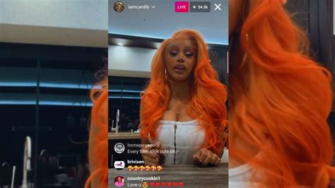 cardi b insta|cardi b twerk ig live.